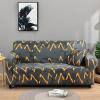 1-Piece Fit Stretch Sofa Cover, Sofa Slipcover Elastic Fabric Printed Pattern Chair Couch Settee Sofa Covers Universal Fitted Furniture Cover 1/2/3/4 Seater Protector Covers ( Color : #21 , Size : 74i view 1