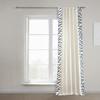 HPD Half Price Drapes Bordered Solid Cotton Curtains for Bedroom & Living Room 50 X 96 (1 Panel), Rod Pocket Window Curtains Home Dcor, Ellis Blue view 2