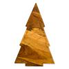Affinity Decor Christmas Tree Cutting Board for Kitchen, Tree Shaped Wood Cutting Board, Wooden Serving Tray for Cheese, Charcuterie Platter (Lighting Christmas Tree Board 15"L x 9"W) view 1