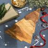 Affinity Decor Christmas Tree Cutting Board for Kitchen, Tree Shaped Wood Cutting Board, Wooden Serving Tray for Cheese, Charcuterie Platter (Lighting Christmas Tree Board 15"L x 9"W) view 3