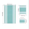IDOWMAT Microfiber Highly Absorbent Men Women Face Wash Household Towel Set 3 Pack, Solid Color Lines Soft Quick Dry Towel for Hotel Pool Gym view 4