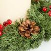 Artificial Cedar, Red Berry and Pinecone Wreath by Factory Direct Craft - Small Christmas Wreath for Decorating and Holiday Displays (13-1/2 Inches) view 2