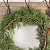 Artificial Cedar, Red Berry and Pinecone Wreath by Factory Direct Craft - Small Christmas Wreath for Decorating and Holiday Displays (13-1/2 Inches) view 3
