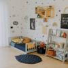 Floor bed for kids, Toddler house bed, Floor bed frame for kids, House bed for kids full size (Full, Grey) view 2