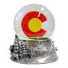 Colorado Snow Globe State Flag and Scene on Base 3.5 Inches Tall view 1