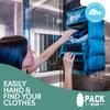 Pack Gear Hanging Luggage Organizer - Our Carry On Closet Insert Fits inside easily - Our Hanging Luggage Organizer Uses Velcro to Allow Instant Access to your Clothes (Mesh Green, Carry-On Size) view 4