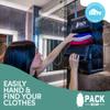 Pack Gear Hanging Luggage Organizer - Our Carry On Closet Insert Fits Any Carry-On - Our Hanging Luggage Organizer Uses Velcro to Allow Instant Access to your Clothes (Mesh Black, Carry-On Size) view 4