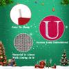 WEWILL Set of 6, 18'' Personalized Christmas Stockings with Embroidery Technology Xmas Customized Stockings for Family Kids view 3