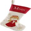 WEWILL Set of 6, 18'' Personalized Christmas Stockings with Embroidery Technology Xmas Customized Stockings for Family Kids view 4
