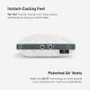 Bedgear Storm Performance Pillow  Cooling Bed Pillow for Hot Sleepers, Medium Firm Support for All Sleep Positions  Dual-Sided Comfort, Breathable Air-X Mesh, Washable Ver-Tex Cover, Travel Size view 4