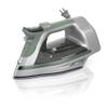 Hamilton Beach Steam Iron & Vertical Steamer for Clothes with Scratch-Resistant Durathon Soleplate, Digital Fabric Selector + 8 Retractable Cord, 3-Way Auto Shutoff, Anti-Drip, 1800 Watts, Green view 1