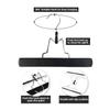 Studio Limited Hair WigHolder Hanger with Storage Bag Hairpieces Storage Holder Wigs Carrier Dust-proof Waterproof Hair Extensions Wig Hanger (Black - 1 Pack) view 4