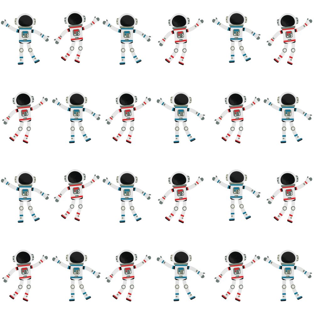 Fun Express Space Astronaut Bendables, 24 Pieces