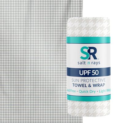 Salt n Rays UPF 50 Sol Wrap Towel Sun Protection (Ecru)