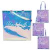 Fun Express 15" x 16" Large Clear Iridescent Bachelorette Vinyl Tote Bags - 3 Pieces view 1