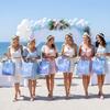 Fun Express 15" x 16" Large Clear Iridescent Bachelorette Vinyl Tote Bags - 3 Pieces view 3