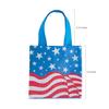 Fun Express 6" x 6" Mega Patriotic Mini Nonwoven Tote Bag Assortment  100 Pieces view 2