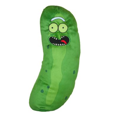 Pickle Rick And Morty Adult Swim Super Soft Plush Cuddle Pillow Buddy, (100% Officially Licensed Product) By Franco Collectibles