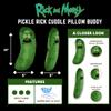 Pickle Rick And Morty Adult Swim Super Soft Plush Cuddle Pillow Buddy, (100% Officially Licensed Product) By Franco Collectibles view 4