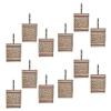 Zahari Home Sinatra Shower Curtain Hooks Pack of 12 Modern Classic Decorative Bathroom Decor, Blush view 2