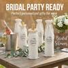 Fun Express Maid of Honor & Bridesmaid Wine Drawstring Bags - 6 Pieces view 3