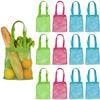 Fun Express 10" x 12" Medium Beach Mesh Polyester Tote Bags  12 Pieces view 1
