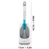 KIZQYN Toilet Brush Toilet Brush Holder Household Wall-Mounted Toilet Bowl Brush Bathroom Soft Silicone Toilet Cleaning Brush 360 No Dead end Toilet Brushs Toilet Cleaner Brush view 2