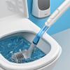 KIZQYN Toilet Brush Toilet Brush Holder Household Wall-Mounted Toilet Bowl Brush Bathroom Soft Silicone Toilet Cleaning Brush 360 No Dead end Toilet Brushs Toilet Cleaner Brush view 3
