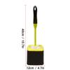 KIZQYN Toilet Brush Toilet Brush Holder Household Floor-Standing Toilet Cleaning Brush Bathroom Toilet Cleaning Brushs 360 No Dead end Toilet Bowl Brush Set Toilet Cleaner Brush view 2