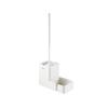 KIZQYN Toilet Brush Toilet Brush Holder Household Wall-Mounted Toilet Cleaning Brush Bathroom Long-Handled Soft Hair Cleaning Brushs, Toilet Bowl Brush with Shelf Set Toilet Cleaner Brush view 1
