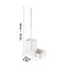 KIZQYN Toilet Brush Toilet Brush Holder Household Wall-Mounted Toilet Cleaning Brush Bathroom Long-Handled Soft Hair Cleaning Brushs, Toilet Bowl Brush with Shelf Set Toilet Cleaner Brush view 2