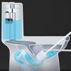 KIZQYN Toilet Brush Toilet Brush Holder Household Wall-Mounted Toilet Cleaning Brush Bathroom Long-Handled Soft Hair Cleaning Brushs, Toilet Bowl Brush with Shelf Set Toilet Cleaner Brush view 4
