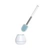 KIZQYN Toilet Brush Toilet Brush Holder Household Floor Soft Hair Toilet Bowl Brush Bathroom Toilet Cleaning Brush Stainless Steel Long Handle Toilet Brushs 1 Set Toilet Cleaner Brush view 1