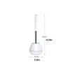 KIZQYN Toilet Brush Toilet Brush Holder Household Floor Soft Hair Toilet Bowl Brush Bathroom Toilet Cleaning Brush Stainless Steel Long Handle Toilet Brushs 1 Set Toilet Cleaner Brush view 2