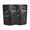 100 Pack Mylar Bag 3.5 Gram,4.7 Mil Thickness Smell Proof Bag,Stand-up Packaging Pouch,Resealable Foil Food Storage Baggies Safe Material,4x5 Inches,Matte Black view 1