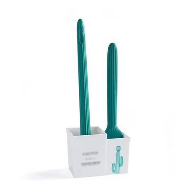KIZQYN Toilet Brush Toilet Brush Holder Bathroom Long Handle Toilet Cleaning Brush Household Wall-Mounted Toilet Bowl Brush Combo Set Toilet Brushs Toilet Cleaner Brush