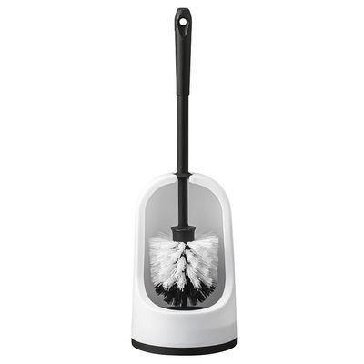 KIZQYN Toilet Brush Toilet Brush Holder Household Toilet Bowl Brush Bathroom Toilet Soft Bristles Cleaning Brush 360 No Dead Angle Cleaning Brushs with Base Toilet Cleaner Brush