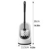 KIZQYN Toilet Brush Toilet Brush Holder Household Toilet Bowl Brush Bathroom Toilet Soft Bristles Cleaning Brush 360 No Dead Angle Cleaning Brushs with Base Toilet Cleaner Brush view 2