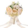 DECHOUS Bridal Shower Table Decor Realistic Artificial Flower Bouquet for Wedding Bride Bridal Decorations Wedding Aisle Decor view 1