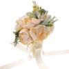 DECHOUS Bridal Shower Table Decor Realistic Artificial Flower Bouquet for Wedding Bride Bridal Decorations Wedding Aisle Decor view 3
