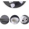 KIZQYN Toilet Brush Toilet Brush Holder Household Toilet Bowl Brush Ceramic Base Bathroom Toilet Cleaning Brush Stainless Steel Long Handle Cleaning Brushs Set Toilet Cleaner Brush (Color : 1) view 4