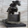 EUROPEAN BRONZE Handcrafted Bronze Sculpture Sale Femal Artisan American Fisher Original Art dec Decorative Artwork Gift Sale Deal view 3