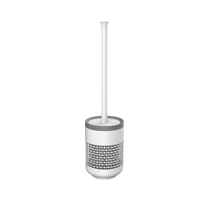 KIZQYN Toilet Brush Toilet Brush Holder Household Wall-Mounted Toilet Cleaning Brush 360 No Dead Angle Soft Hair Toilet Bowl Brush Set Toilet Cleaner Brush