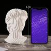 BRABUD Greek David Man Bust Statue White Classic Roman Sculpture Abstract Modern Art Home Office Study Room Bookshelf Decor Collectible Gift TQGJBS351 view 2
