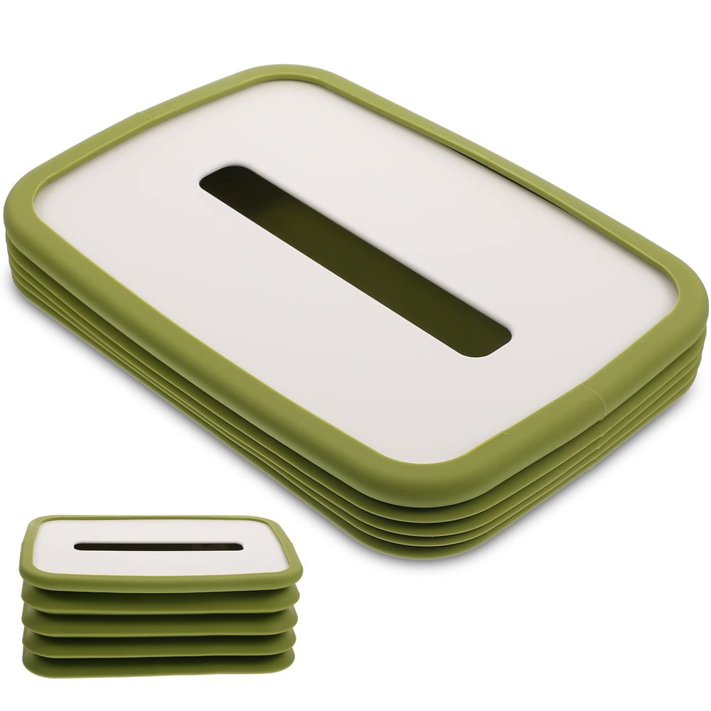 FOMIYES Silicone Tissue Box Holder Compact Stylish Napkin Organizer for Home Office and Restaurant Use Space-Saving Design Easy to Use