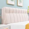 ZZYK Linen Headboard Wedge Positioning Support Backrest King Size Bed Rest Reading Pillows Large Upholstered Headboard Removable Cover for Day Bed Bunk Bed,Beige,Straps 72.8"/185cm view 1