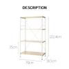 ALSODI Kitchen Shelving, Pot Storage Shelving, Landing Multilayer Microwave Oven Storage Shelving,70 * 38.5 * 121.4cm view 2