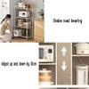 ALSODI Kitchen Shelving, Pot Storage Shelving, Landing Multilayer Microwave Oven Storage Shelving,70 * 38.5 * 121.4cm view 3