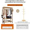 EQHAIR Coat Rack Stand, Floor Hanger, Entryway Coat Stand, with Bottom Shelf, Clothing Rack, for Indoor, Balcony, Living Room, Bed Room Hanging Clothes Rack (70cm) view 2
