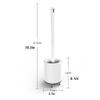 KIZQYN Toilet Brush Toilet Brush Holder Household Wall-Mounted Toilet Bowl Brush Bathroom Long-Handled Soft Hair Cleaning Brush Modern Creative Silicone Toilet Brushs Set Toilet Cleaner Brush view 2
